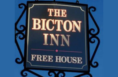 The Bicton Inn Sign