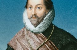 Sir Francis Drake claims California for England