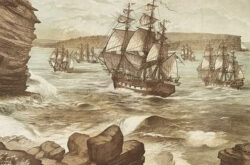 British Convicts Land at Botany Bay (1788)