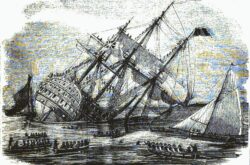 Royal George Sinks During Refitting 29 Aug 1782