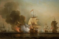 Spanish galleon San José sinks in battle (8 June, 1708)