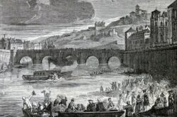 Experimental Steam Ship, Pyroscaphe, travels the Saone (15 July 1783)